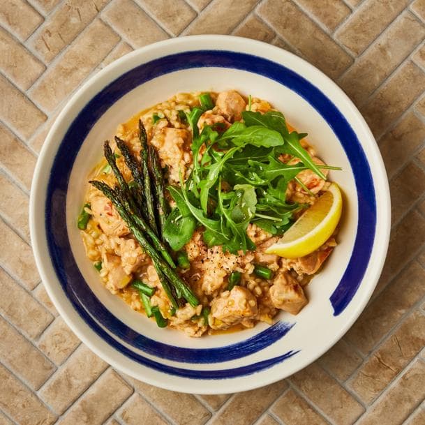 Asparagus & Chicken Risotto 