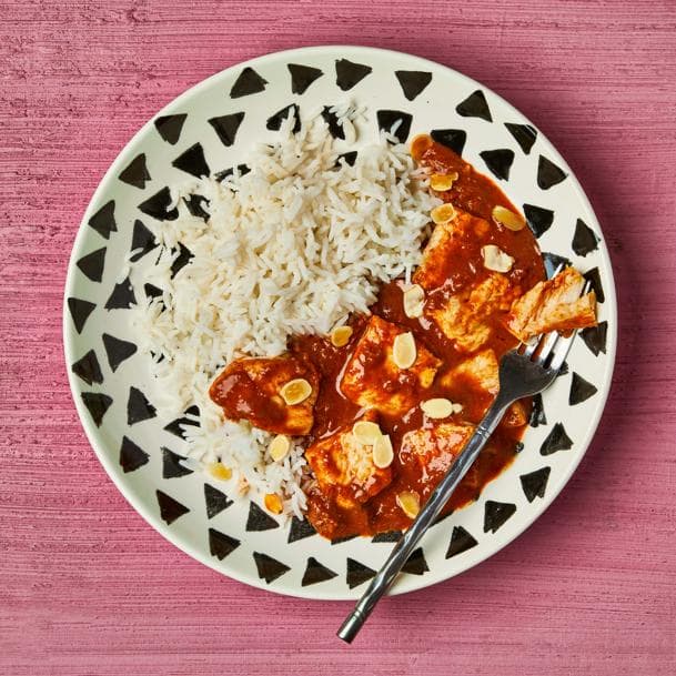 Basa Tikka Masala With Rice 